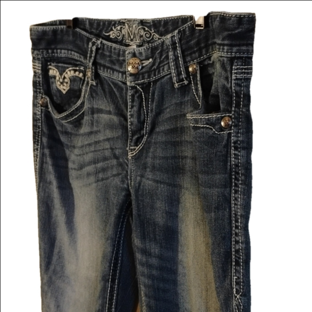 Maurices big stitch flare jeans. Size 13/14.. Great for and style for School. - Picture 4 of 14